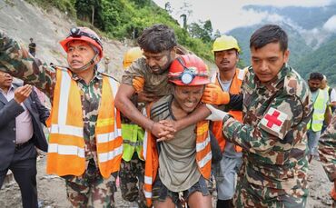 Nach der Sturzflut im Himalaya