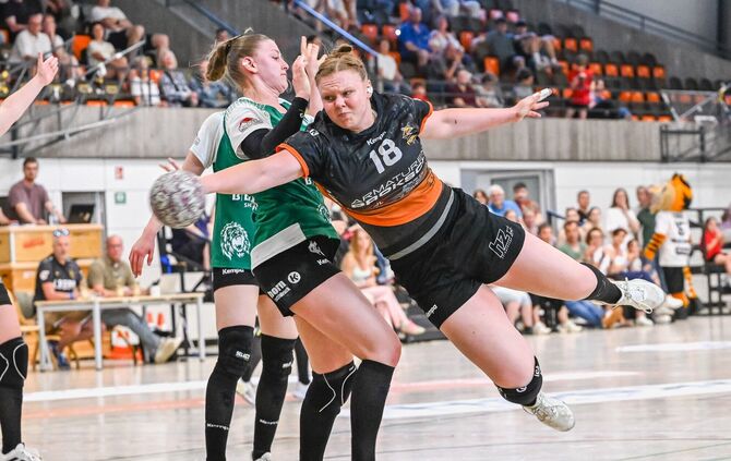 Kimberly Gisa erzielte gegen Todesfelde vier Tore – gelingt der VfL-Kreisläuferin das auch gegen Freiburg?