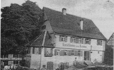 Das ehemalige Gasthaus zur Krone in Breitenfürst.