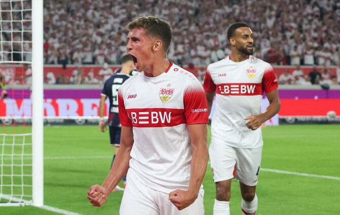 Grischa Prömel erzielte gegen Köln sein erstes Tor im VfB-Trikot.