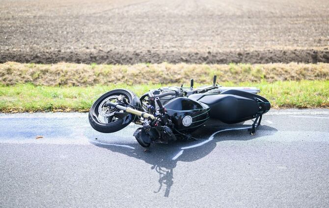 Motorradunfall - Symbolbild