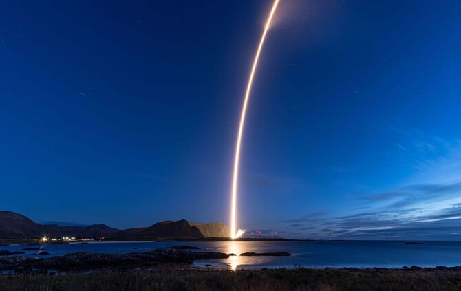 HANDOUT - Isar Aerospace Rakete hebt erfolgreich ab