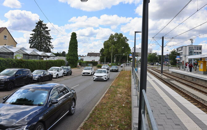 Die U-Bahn-Station "Höhenstraße" in Fellbach (Symbolfoto). Vom Bahnsteig aus beobachteten zwei Polizisten in zivil den Verkehr -