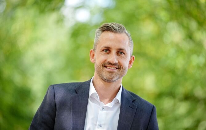Wahlkampf der AfD mit Spitzenkandidat Ulrich Siegmund