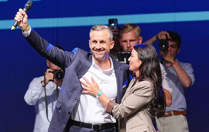 Landtagswahl in Sachsen-Anhalt - Wahlparty AfD