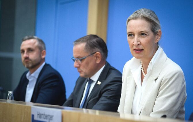Will gegen irreguläre Migration vorgehen: AfD-Co-Chefin Alice Weidel.