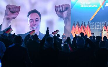 Elon Musk im Wahlkampf der AfD