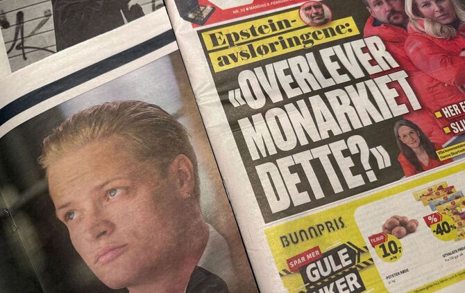 Norwegische Zeitungen berichten über die Königsfamilie