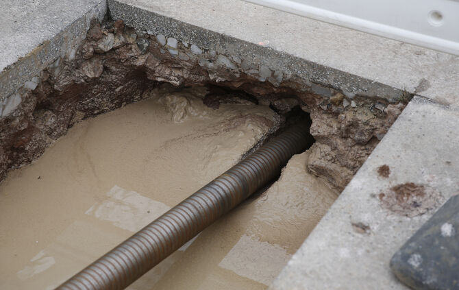 Eine Wasserleitung (Symbolfoto).