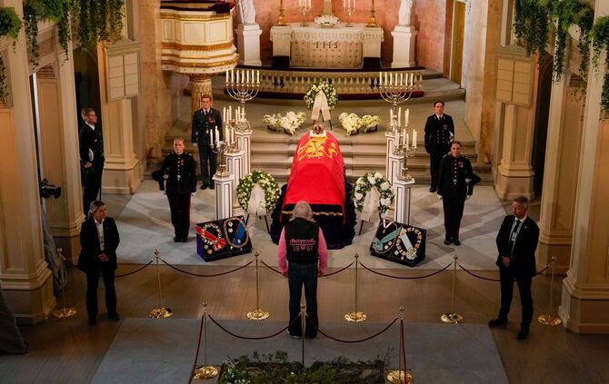 Nach dem Tod von König Harald