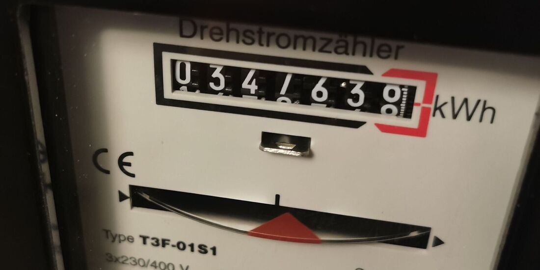 Ein Stromzähler (Symbolfoto).