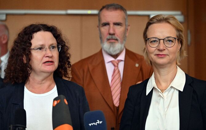 Regierungskrise in Thüringen - Fraktionssitzung Thüringen.Gerecht