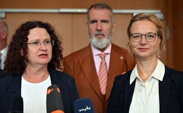 Regierungskrise in Thüringen - Fraktionssitzung Thüringen.Gerecht