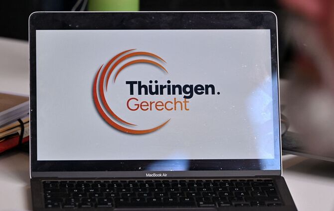 Regierungskrise in Thüringen - Fraktionssitzung Thüringen.Gerecht
