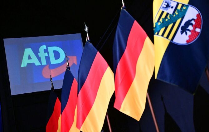Wahlparty der AfD zur Landtagswahl in Sachsen-Anhalt