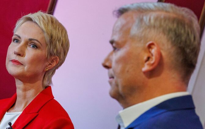 TV-Duell vor Landtagswahl Mecklenburg-Vorpommern