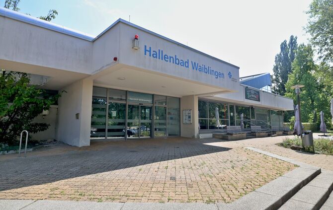 Das Hallenbad in Waiblingen.
