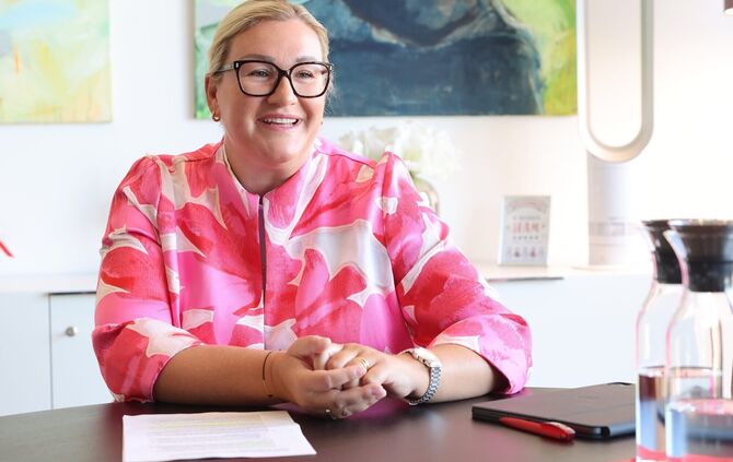 Daniela Schreiber ist Vorständin bei der Kreissparkasse.