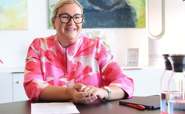 Daniela Schreiber ist Vorständin bei der Kreissparkasse.