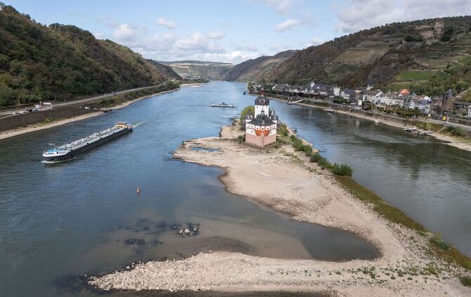 Rhein bei Kaub
