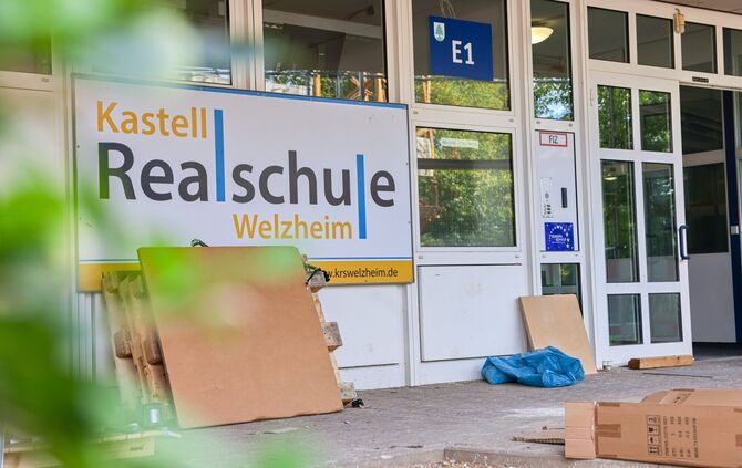 Leichte Verzögerung bei der Sanierung der Kastell-Realschule – auch in den ersten Tagen im neuen Schuljahr muss weiter gebaut we