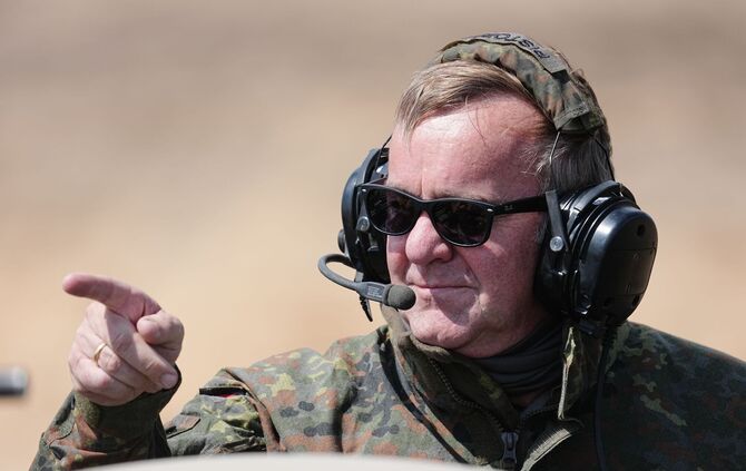 Bundesverteidigungsminister Pistorius besucht "Freedom Shield"