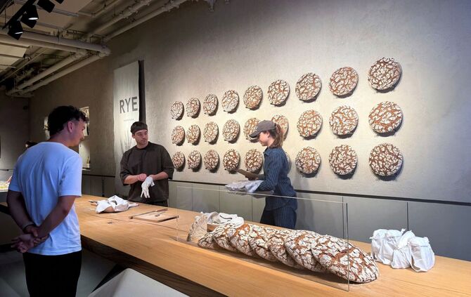 Run auf Roggenbrot in New York