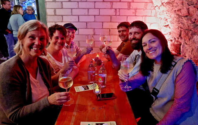Die "Underground Winebar" in Strümpfelbach bei der Nacht der Keller im Vorjahr.