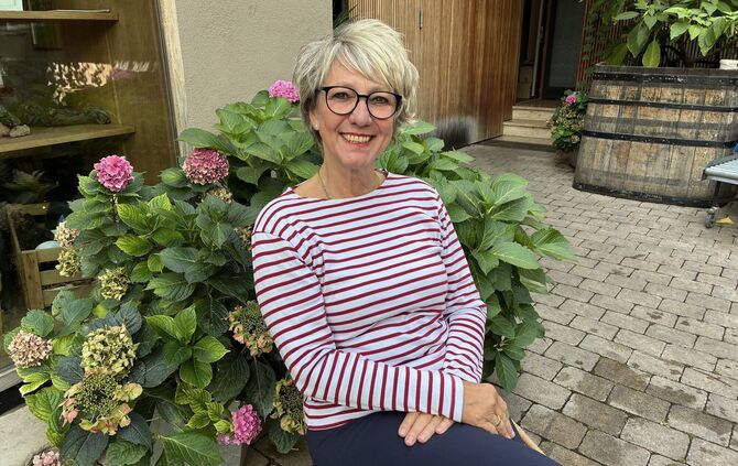 Petra Klein besuchte uns in der Fellbacher Pop-up-Redaktion im Weingut Heid.