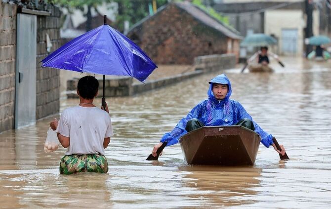 Überschwemmungen in Vietnam