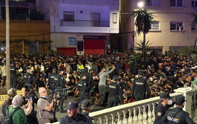 Situation der Migranten in Ceuta