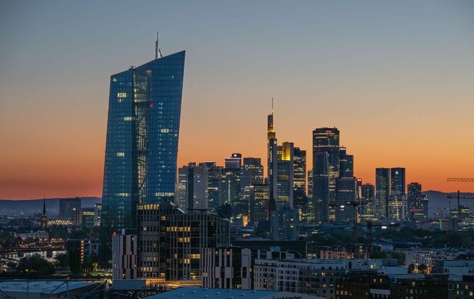 Bankenskyline Frankfurt