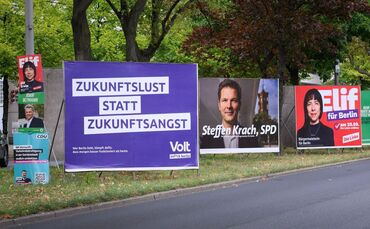 Wahl zum Berliner Abgeordnetenhaus - Plakate