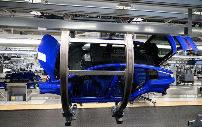 Produktion des Audi A2 e-tron