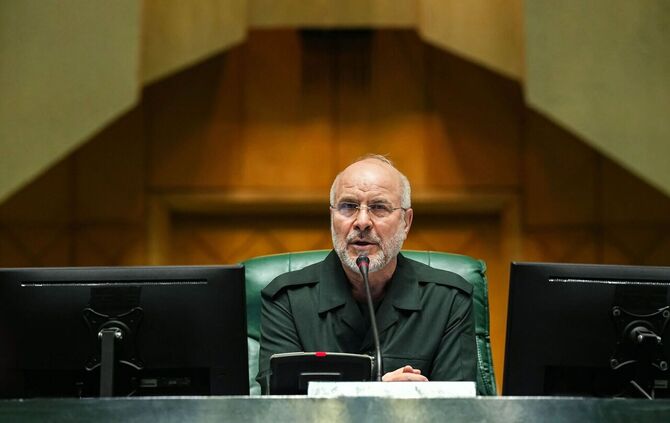 Parlamentspräsident Mohammad Bagher Ghalibaf