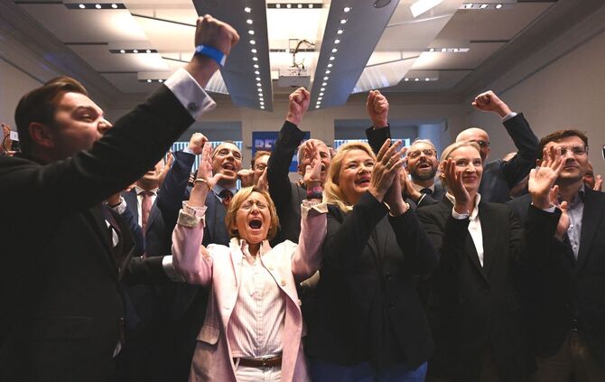 Abgeordnetenhaus-Wahl Berlin - Wahlparty AfD