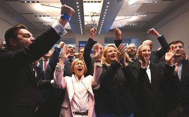 Abgeordnetenhaus-Wahl Berlin - Wahlparty AfD