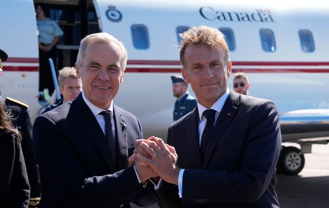 Kanadas Premierminister in Frankreich