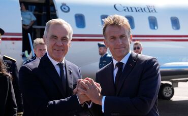 Kanadas Premierminister in Frankreich