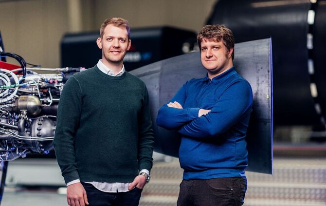 Isar Aerospace-Mitgründer Metzler und Fleischmann