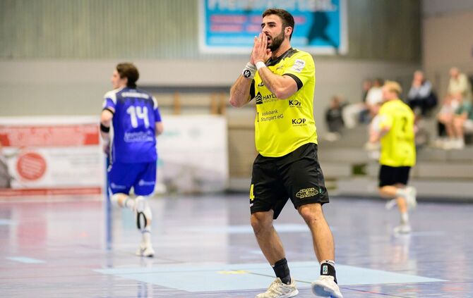 Für Tom Kuhnle und die SG Weinstadt, hier im Spiel gegen HC Neuenbürg, gab es in Baden-Baden nichts zu holen.