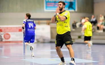 Für Tom Kuhnle und die SG Weinstadt, hier im Spiel gegen HC Neuenbürg, gab es in Baden-Baden nichts zu holen.