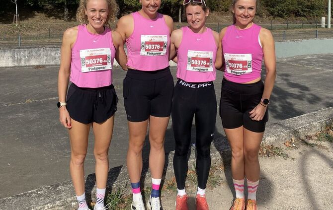 Das Team des SV Waiblingen: Vanessa Grau, Tabea Huber, Johanna Seiler, Alexandra Greifendorf.