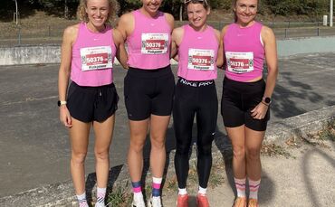 Das Team des SV Waiblingen: Vanessa Grau, Tabea Huber, Johanna Seiler, Alexandra Greifendorf.