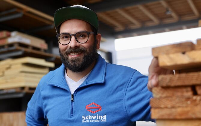 Moritz Schwind freut sich, dass der Sommer vorbei ist.