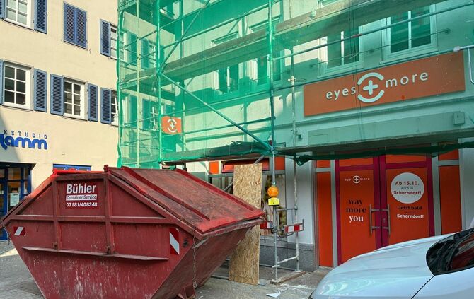 Am Gebäude in der Johann-Philipp-Palm-Straße 7 wird seit Wochen geschafft – außen und innen. Mitte Oktober eröffnet dort in 1A-L