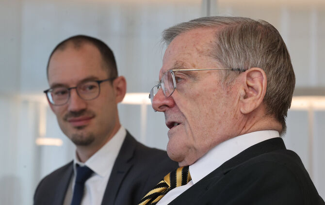 Die Vorstände Michael von Winning (links) und Robert Mayr.