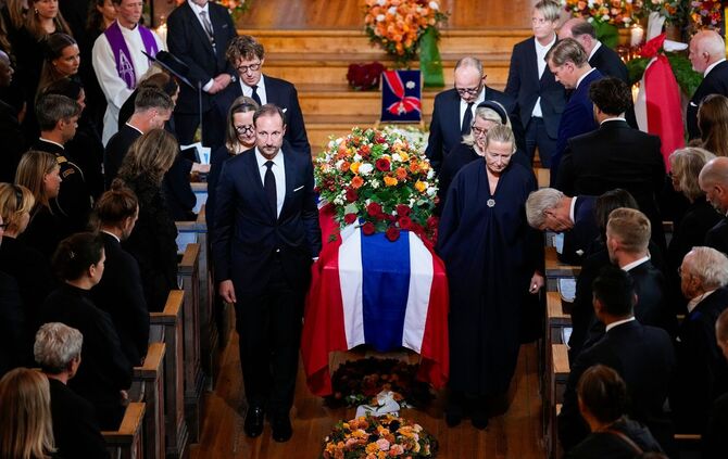 Beisetzung der norwegischen Prinzessin Astrid