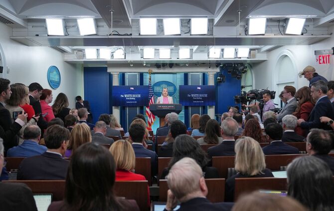 Pressekonferenz Weißes Haus