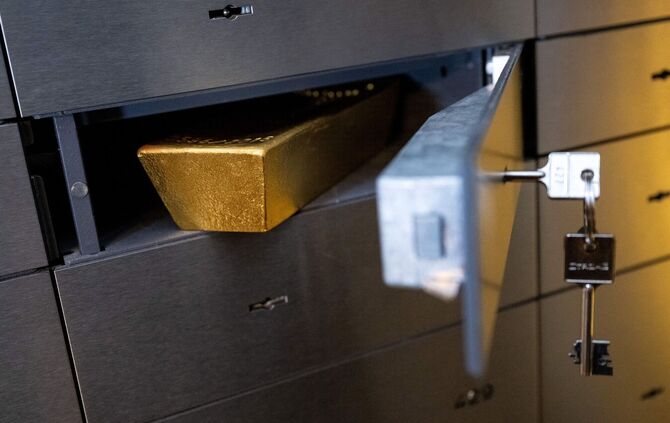 Gold im Tresor